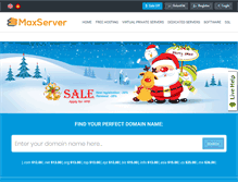 Tablet Screenshot of maxserver.com